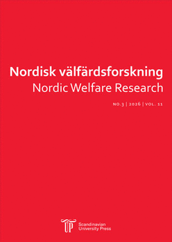 Red cover of Nordic Welfare Research 3/2026
